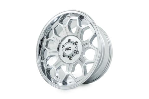 77 Series Wheel One-Piece Chrome 20x10 6x135 -25mm Rough Country