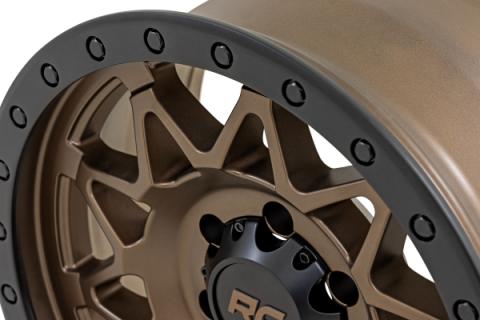78 Series Wheel Simulated Beadlock Bronze/Black 18x9 5x5 0mm Rough Country