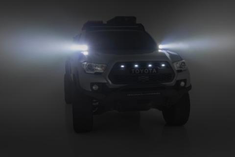 LED Light Kit Ditch Mount 2 Inch Spectrum Pair Spot Toyota Tacoma (16-23) Rough Country
