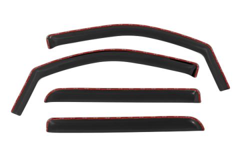Side Window Deflectors In Channel Rain Guard Silverado/Sierra 1500/2500HD/3500HD 2WD/4WD Rough Country