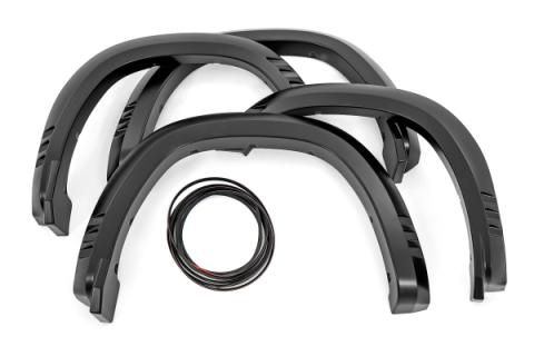 Fender Flares SF1 DX8 Black Ram 1500 2WD/4WD (2019-2024) Rough Country