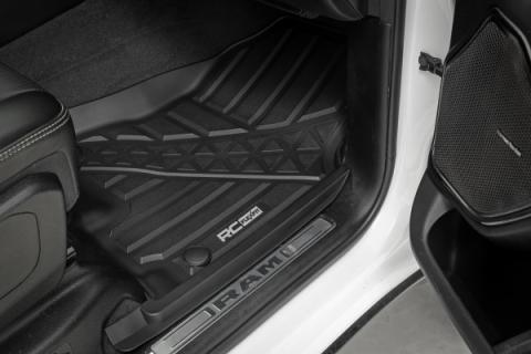 Flex-Fit Floor Mats Front Crew Ram 1500 (19-24)/1500 TRX (21-24) Rough Country