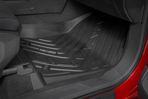 Flex-Fit Floor Mats FR &amp; RR CrewMax Toyota Tundra 2WD/4WD (2022-2026) Rough Country