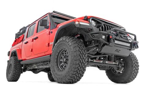 Power Running Boards Dual Electric Motor Jeep Gladiator JT 4WD (20-25) Rough Country