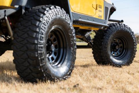Steel Wheel Black 17x9 5x4.5 3.30 Bore +0mm Rough Country