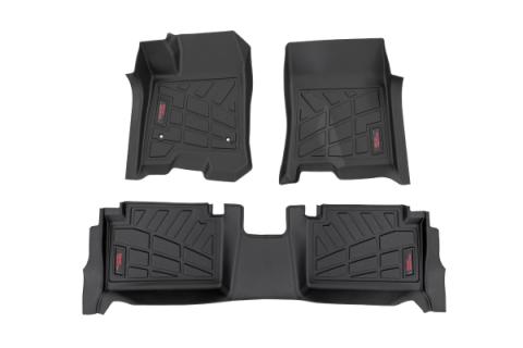 Sure-Fit Floor Mats Front &amp; Rear Chevy/GMC Canyon/Colorado 2WD/4WD (23-26) Rough Country