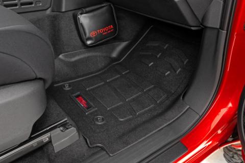 Sure-Fit Floor Mats Front &amp; Rear Double Cab Toyota Tacoma (24-26) Rough Country