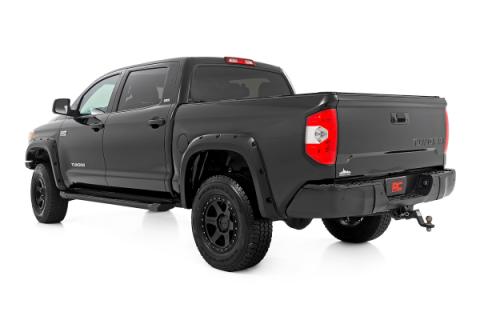 HD2 Aluminum Running Boards Crewmax Cab Toyota Tundra 2WD/4WD (2007-2021) Rough Country