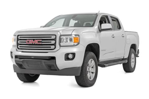 HD2 Aluminum Running Boards Crew Cab Chevy/GMC Canyon/Colorado (15-26) Rough Country
