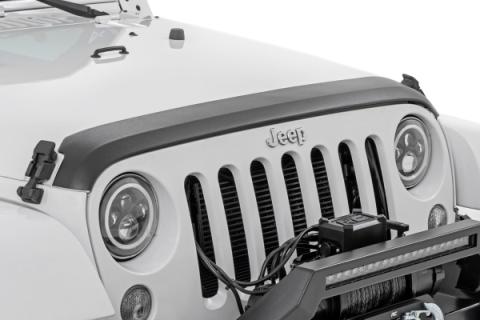 Trail Cladding Hood Protector Jeep Wrangler JK/Wrangler Unlimited (07-18) Rough Country