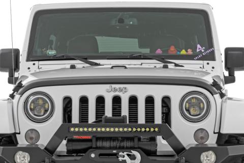 Trail Cladding Hood Protector Jeep Wrangler JK/Wrangler Unlimited (07-18) Rough Country