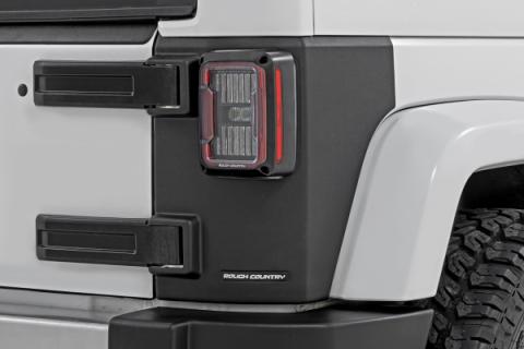 Trail Cladding Rear Corners Jeep Wrangler JK/Wrangler Unlimited (07-18) Rough Country