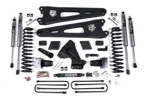 20-21 F-350 Dually 4 Inch Radius Arm Lift Kit Fox Adventure Shocks Diesel Zone Offroad