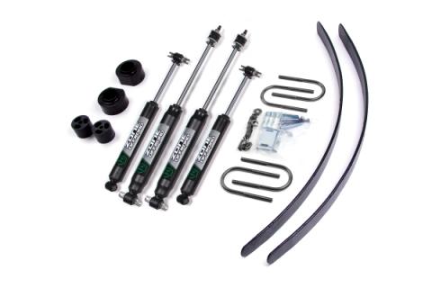 84-01 Jeep Cherokee XJ 2 Inch Lift Kit With Dana 35 Axle No Shocks Zone Offroad
