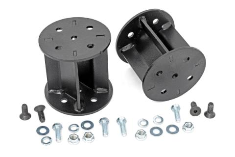 Air Spring Kit 0-7.5 Inch Lift with Onboard Air Compressor 11-19 Chevy/GMC 2500HD/3500HD Rough Country