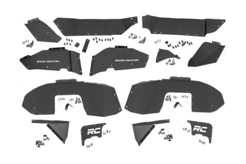 Jeep Front &amp; Rear Inner Fenders Set 18-20 Wrangler JL Rough Country