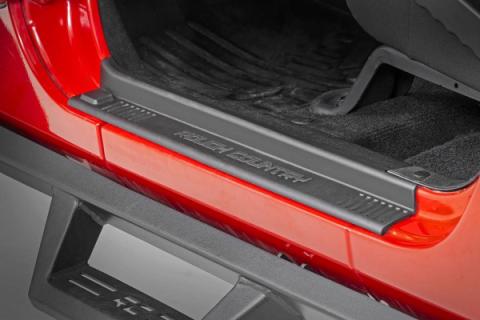 Jeep Front &amp; Rear Entry Guards 07-18 Wrangler JK Rough Country