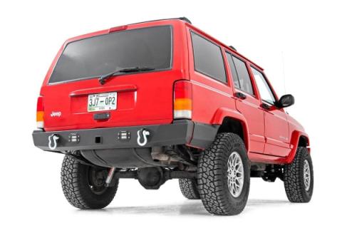Jeep Rear Lower Quarter Panel Armor for Factory Flare 97-01 Cherokee XJ Rough Country