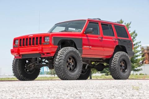 Jeep Front Upper and Lower Quarter Panel Armor 84-96 Cherokee XJ Rough Country