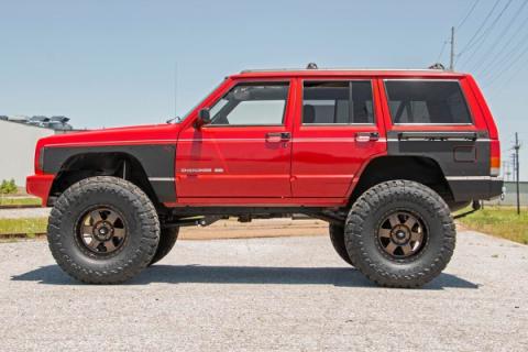Jeep Front Upper and Lower Quarter Panel Armor 84-96 Cherokee XJ Rough Country