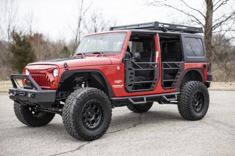 Jeep Front &amp; Rear Steel Tube Doors 07-18 Wrangler JK Rough Country