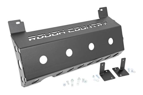 Jeep Muffler Skid Plate 18-20 Wrangler JL Rough Country