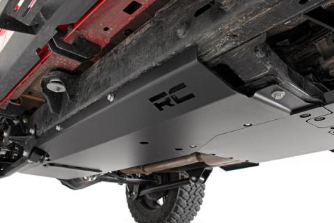 Jeep Engine + Transfer Case + Gas Tank Skid Plate System 18-20 JL Unlimited 3.6L Rough Country