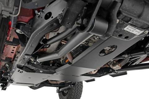 Jeep Engine + Transfer Case Skid Plate System 18-19 JL Unlimited 3.6L Rough Country