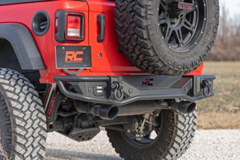 Rear Bumper Tubular 18-22 Jeep Wrangler JL 4WD Rough Country