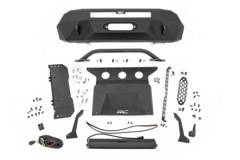 Front Bumper Hybrid with 20 Inch LED Light Bar 16-22 Toyota Tacoma 2WD/4WD Rough Country