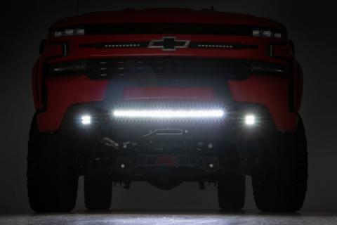 Hidden Winch Bumper 19-22 Chevy Silverado 1500 2WD/4WD Rough Country