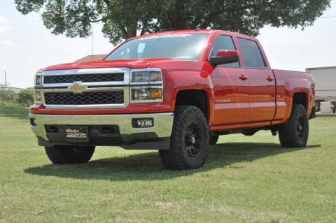 2.5 Inch Leveling Lift Kit w/N3 Loaded Struts 07-16 Silverado/Sierra 1500 Cast Steel &amp; Cast Aluminum Rough Country