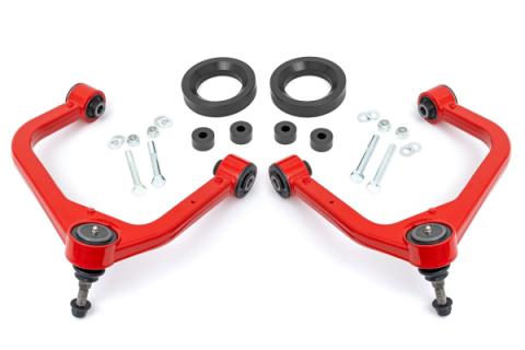 1.75 Inch Leveling Kit Forged Red UCA AT4 GMC Sierra 1500 (2019-2026) Rough Country
