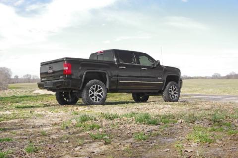5 Inch GMC Suspension Lift Kit 14-18 Sierra 1500 Denal 4WD w/MagneRide Aluminum &amp; Stamped Steel Rough Country