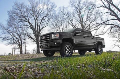 5 Inch GMC Suspension Lift Kit 14-18 Sierra 1500 Denal 4WD w/MagneRide Aluminum &amp; Stamped Steel Rough Country