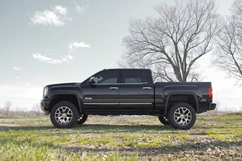 5 Inch GMC Suspension Lift Kit 14-18 Sierra 1500 Denal 4WD w/MagneRide Aluminum &amp; Stamped Steel Rough Country