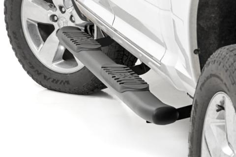 Dodge Oval Nerf Step Bars (09-18 Ram 1500 19-Up Classic Crew Cab Rough Country