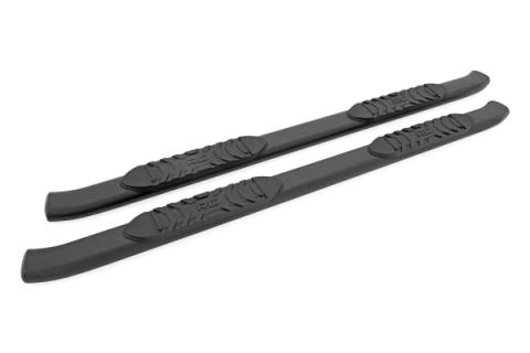 Oval Nerf Step Crew Cab Black Ford Super Duty 2WD/4WD (99-16) Rough Country