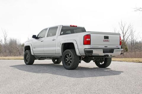 5 Inch Suspension Lift Kit w/N3 Shocks &amp; Struts 14-18 Silverado/Sierra 1500 4WD Aluminum/Stamped Steel Rough Country