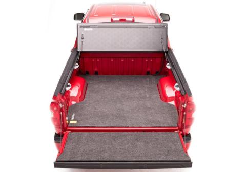 BAKFlip G2 Hard Folding Truck Bed Cover Rail Mounts Near Top of Bed Rail Rails Can Be Lowered Using Drop Down Brackets 2022-2026 Toyota Tundra 5 Foot 7 Inch Bed with or without Deck Rail System without Trail Special Edition Storage Boxes BAK