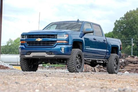 7 Inch Suspension Lift Kit Vertex Cast Steel 14-18 Silverado/Sierra 1500 2WD