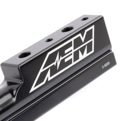 High Volume Fuel Rails Fits Acura B18B1, B18C1, and B18C5 Black AEM Electronics
