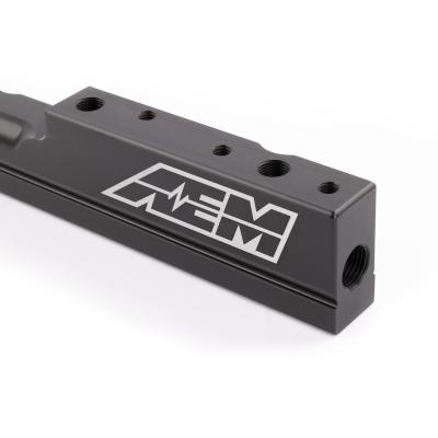High Volume Fuel Rail. Black. Honda Fits Honda B16A2 and B16A3 AEM Electronics