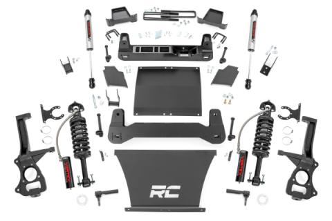 4 Inch Suspension Lift Kit Vertex &amp; V2 19-20 Silverado/Sierra 1500 Trailboss/AT4 4WD Rough Country