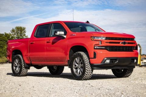 3.5 Inch Lift Kit Vertex/V2 Rear Mono Leaf Chevy Silverado 1500 (22-24) Rough Country