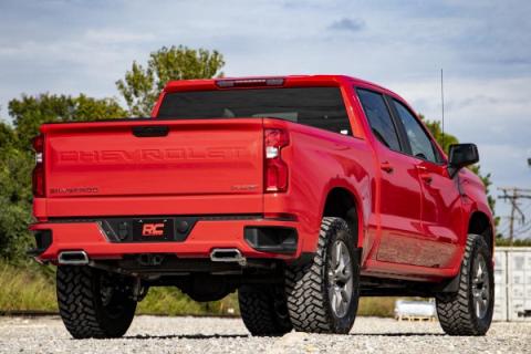 3.5 Inch Lift Kit Vertex/V2 Red Chevy Silverado 1500 2WD/4WD (2019-2024) Rough Country