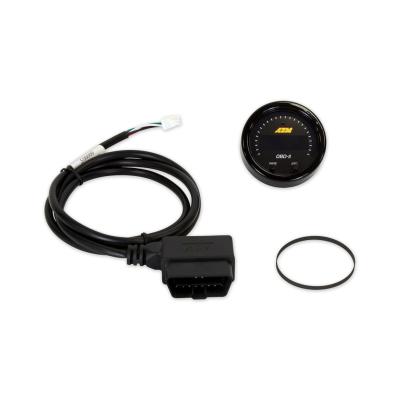 X-Series OBDII Gauge Kit Black Bezel and Black Faceplate AEM Electronics