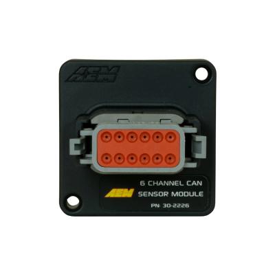6 Channel CAN Module Converts two analog temp channels, two analog pressure channels, a tach input and fuel level input to AEMnet CANbus AEM Electronics