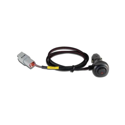 12V Cig Power Adapter Cigarett/AUX port Power Adapter. 2-Pin DTM connection w/Power Switch/Button AEM Electronics