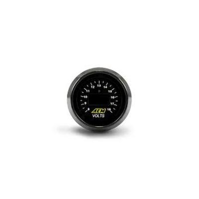Classic Digital Volt Gauge Kit 8-18 Volts AEM Electronics